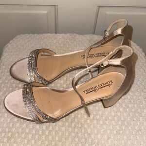 Badgley Mischka Women's Gold Heeled Sandals